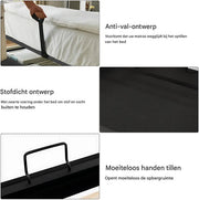 Kinderbed - Kinderbedden - Eenpersoonsbed - Voor Jongens & Meisjes - Eenpersoonsbed met Kosmisch Patroon - Roze Fluweel - Zonder Matras - 90x190