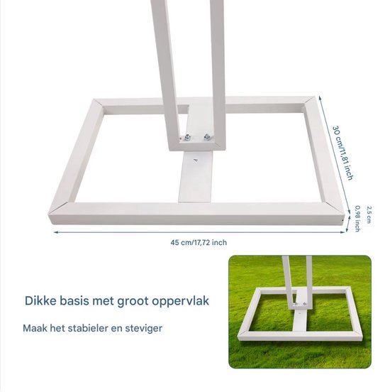 Rozenboog Fioren - Bruiloft decoratie - 300CM - Buitenluifel - Rozenboog - Versiering - Multifunctioneel voor ceremonies en feesten