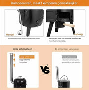 Hongaarse Goulash Ketel met Deksel - Braadpan - Stoofpot - Stoofoven & Goulash Kanon Grillfunctie - Ideaal voor Originele Goulash - 21L