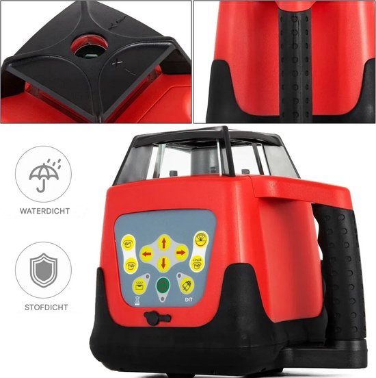 Laser - Bouwlaser - Laser waterpas - Kruislijnlaser - Roterende laserniveau