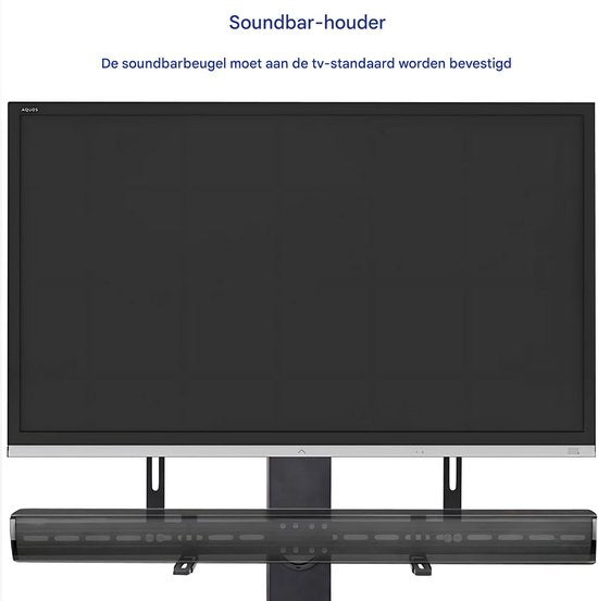 Universele soundbar beugel Vaylen - Tot 6kg - Ophangbeugel - Universeel - Metalen montagebeugel