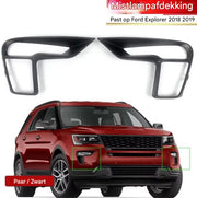 Mistlicht Cover Bezel - Bescherming voor Ford Explorer (2018-2020) - Zwarte Bekleding