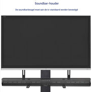 Universele soundbar beugel - Tot 6kg - Ophangbeugel - Universeel - Metalen montagebeugel