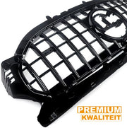 Voorbumper - Voor Mercedes GLA-Klasse H247 GLA200 2020-2023 - Auto accessoires - GT Grille - Front grille - Gloss Zwart
