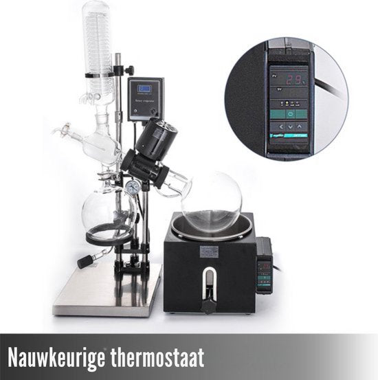 Professionele Rotavapor - 5L Roterende Verdamper - Incl. Accessoires - Laboratoriumapparatuur