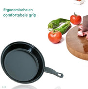 13-delige potten- en pannenset - Kookpannen - Kookpotten - Koekenpannen - Steelpan - Voor keuken & koken - Antiaanbaklaag met melkpot en koekenpan - Compleet keukengerei - Zwart