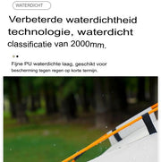 Schaduwtent - Strand - Vouwtent - Zonnetent voor Kamperen - Pop up - 210x210cm - Blauw