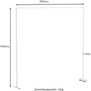 Bruiloft rozenboog - 300CM - Buitenluifel Decoratie - Voor ceremonies en feesten - Klimplanten