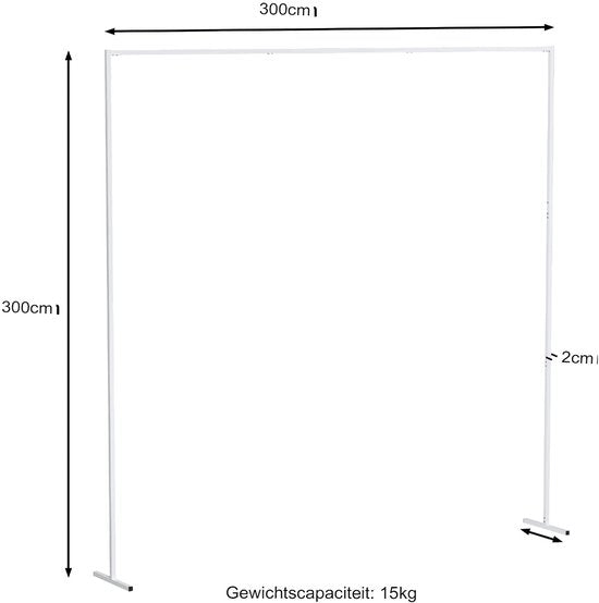 Bruiloft rozenboog - 300CM - Buitenluifel Decoratie - Voor ceremonies en feesten - Klimplanten
