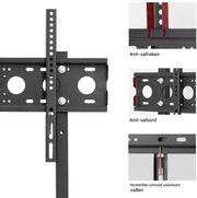 TV vloerstandaard - Voor 32"-65" inch - Standaard universeel - In hoogte Verstelbaar - Wit