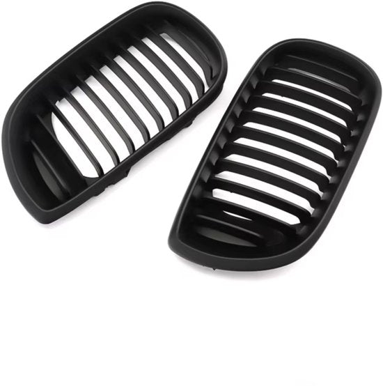 Voorbumper grille - Matzwarte Roosters - Voor BMW 3 Serie E46 325i/330i 4-Deurs (2002-2005) - Auto accessoires