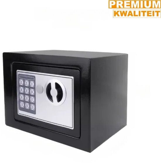 Digitale Stalen Beveiligingskluis Virello - Commerciële Kluis - Wandmontage - 2 Sleutels - 4.6L