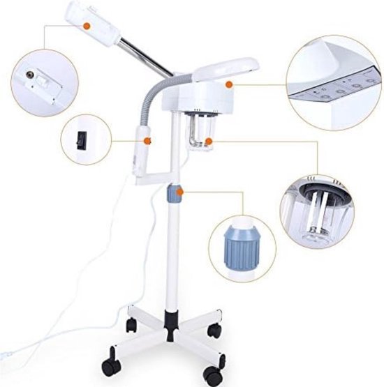 Happyment Vapozone PRO - Gezichstoom - Vapozone met loeplamp - Vapozone Visage