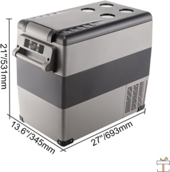 Koelbox - Deluxe 55L - Elektrisch - Koelkast/Vriezer - Auto/Camping - DC/AC - Koelt & verwarmt