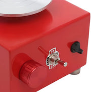 Mini Pottenbakkersschijf - Draaischijf - Pottenbakken - Voor Onderwijs, DIY & Winkels -Rood