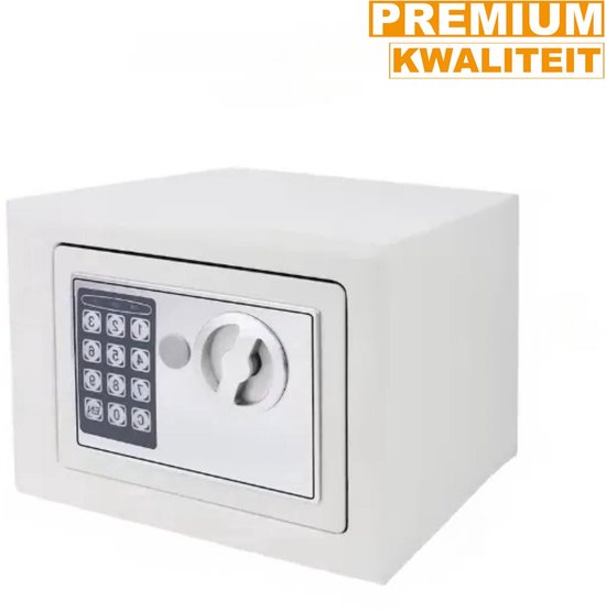 Digitale Stalen Beveiligingskluis Arvento - Commerciële Kluis - Wandmontage - 2 Sleutels - 4.6L