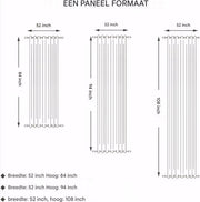 Waterdicht buitengordijnen - Winddicht en verduisterend - Voor Overkapping, Tuinterras, Gazebo en Pergola - Thermisch Geïsoleerd - Donkergrijs 140x213cm