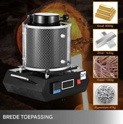 Happyment Smeltoven 3KG - Smelt Apparaat - Smelt Apparatuur - Smelter