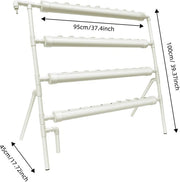 Kweektafel - Kweekbak - Hydroponic systeem - Moestuintafel - Voor Groenten & Bloemen Kweek - 4-Lagen, 36-Plaatsen