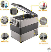 Koelbox - Deluxe 55L - Elektrisch - Koelkast/Vriezer - Auto/Camping - DC/AC - Koelt & verwarmt
