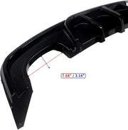 Achterdiffuser Bumper - Voor BMW 1 Serie E82 Coupe 135i M Sport - Carbon Look F1 Stijl - Auto accessoires