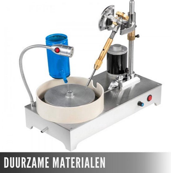 Polijstmachine - Sieradenslijper - 120W - 1800 RPM - Met Wateremmer