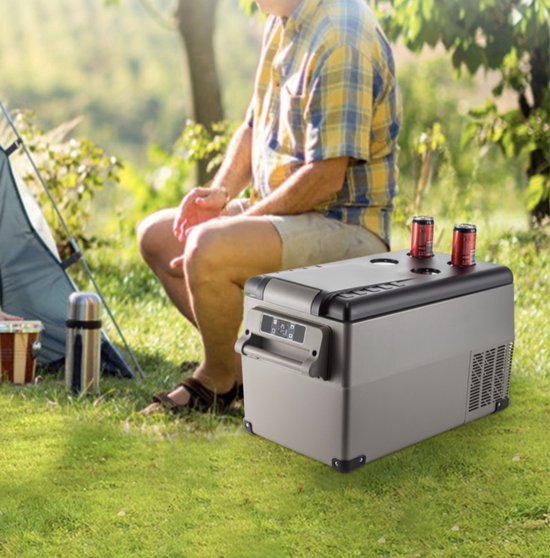 Happyment Auto Koelbox 35L - Mini Vriezer - 12V - Auto Koelkast - Elektrische mini Koelkast