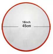 Bolle Wegspiegel Zyren - 45cm - Onbreekbare Verkeersveiligheidsspiegel - 130 Graden Groothoek Dodehoekspiegel