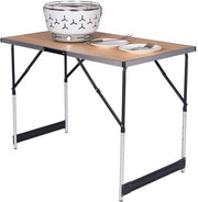 Aluminium Staal Opvouwbare Campingtafel - Voor Buiten - Dinertafel voor Tuin, Balkon, Picknick, BBQ en Familiefeest