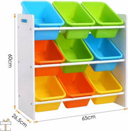 Bolt Edge Kinderkast - Opbergkast - Boekenrek - Kinderkamer - Speelkamer - Hout