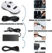 Robot Ramenwasser - Automatisch - Valbeveiliging - Wit