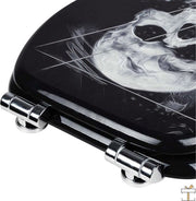Happyment Antibacteriële Toiletbril Skull - Toiletbrillen - Met Softclose - Universeel - WC Bril – Toiletzitting
