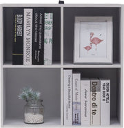 Bolt Edge Boekenkast - 4 vakken - Wit - Hout - MDF