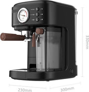 Bolt Edge Koffiemachine - 3-in-1 - Inclusief melkopschuimer - Voor premium koffie