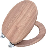 WC-bril - Toiletbril - O-vormig - Soft-Close - Voor Toilet & Badkamer – MDF - Houtlook