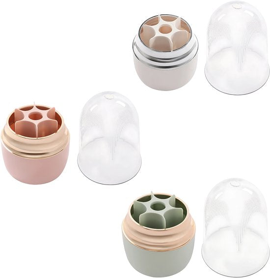 Make-up Organizer - Skincare organizer - Opbergdoos - Sieradendoos - met 2 Lades - Voor Cosmetica & Sieraden op Bureau - Groen