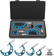 Happyment Micrometer PRO - 4 in 1 - Meetklok - RVS - Opbergdoos