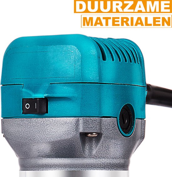 Happyment Kantenfrees PRO - Bovenfrees - Kantenfreesmachine - Hout snijder - Kunststofzeilen - Houtfineer - Complete set