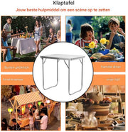 Luxe Klaptafel – Multifunctionele Picknicktafel voor Feesten, BBQ’s, en Camping – Duurzaam en Opvouwbaar