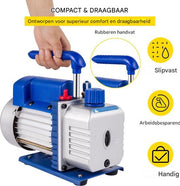 Vacuümpomp PRO - Koelleiding - 1 Hp - Dubbele Trap - Onderhoud - Vacuümpomp 5Pa