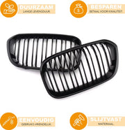 Grille - Voor BMW 1-Serie F20/F21 M1 stijl 2015-2017 - Auto accessoires - Nierroosters - Zwart