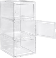 Happyment Schoenenbox Dido - Transparant - 3 stuks - Sneakerbox - Schoenendoos - Opbergsysteem - Opbergbox