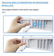 Toiletbril Norien - Softclose Wit met Snelsluiting - Duuroplastisch Antibacterieel Toiletdeksel - Stevige Toiletbril
