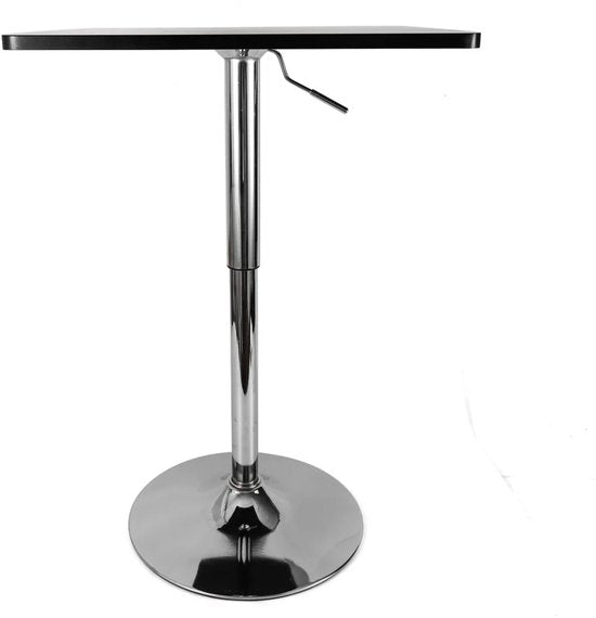 Bartafel - Eettafel - Woonkamertafel - Voor Thuis, Café en Kantoor - 360° Draaibaar Blad - Capaciteit 150 kg - 60x60x45cm