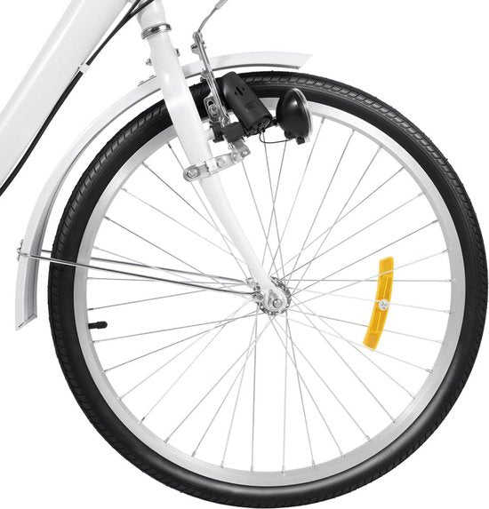 Driewieler Lizo Valora - 6 versnellingen - Fiets voor volwassenen en senioren - 24 Inch - Opvouwbare Trike - Met mand - Voorrem - Zwart