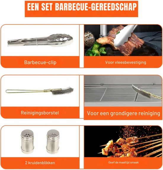 Rotisserie draaispit - RVS Rotisserie 60 kg - In Hoogte Verstelbaar - Oven - Motor - Elektrische Grill met Deksel & Accessoires