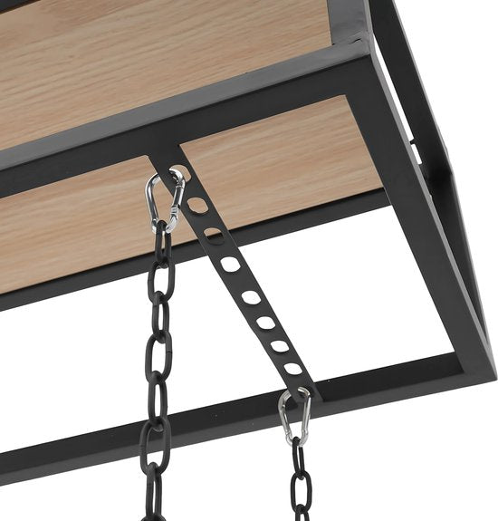 Hangend Wijnrek - Wijnglazen houder - Ophangrek wijnglazen - Voor Keuken, Bar of Eethoek - Verstelbare Plafondmontage - 120cm