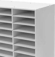 Documenten organizer - Bureau organisator - Bureau accessoires - Brievenbak - Voor Kantoor, Thuis en School - 100x30x61 cm - Wit