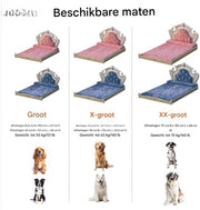 Hondenbank Diva Opulence - 100cm - Hondenbed - Hondensofa op poten - Hondenzetel - Comfort en zacht - Afneembaar kussen - Zacht