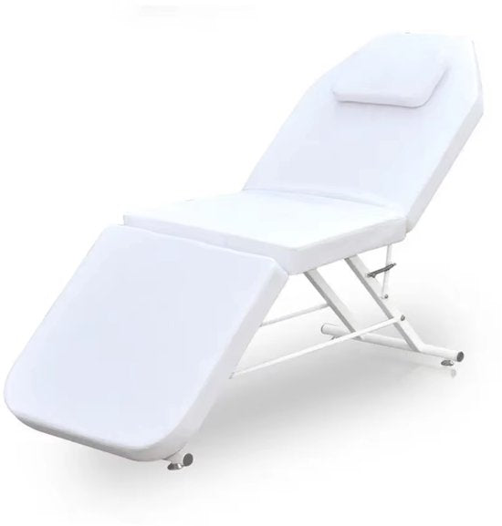 Massagetafel - Behandelbank – Voor schoonheidssalons en spa’s – Geschikt voor massage en tattoo - Wit